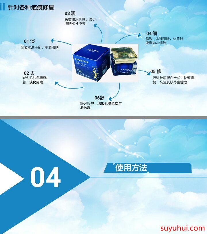 曼瑜天雅撫痕緊致霜成分功效及使用方法